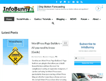 Tablet Screenshot of infobunny.com